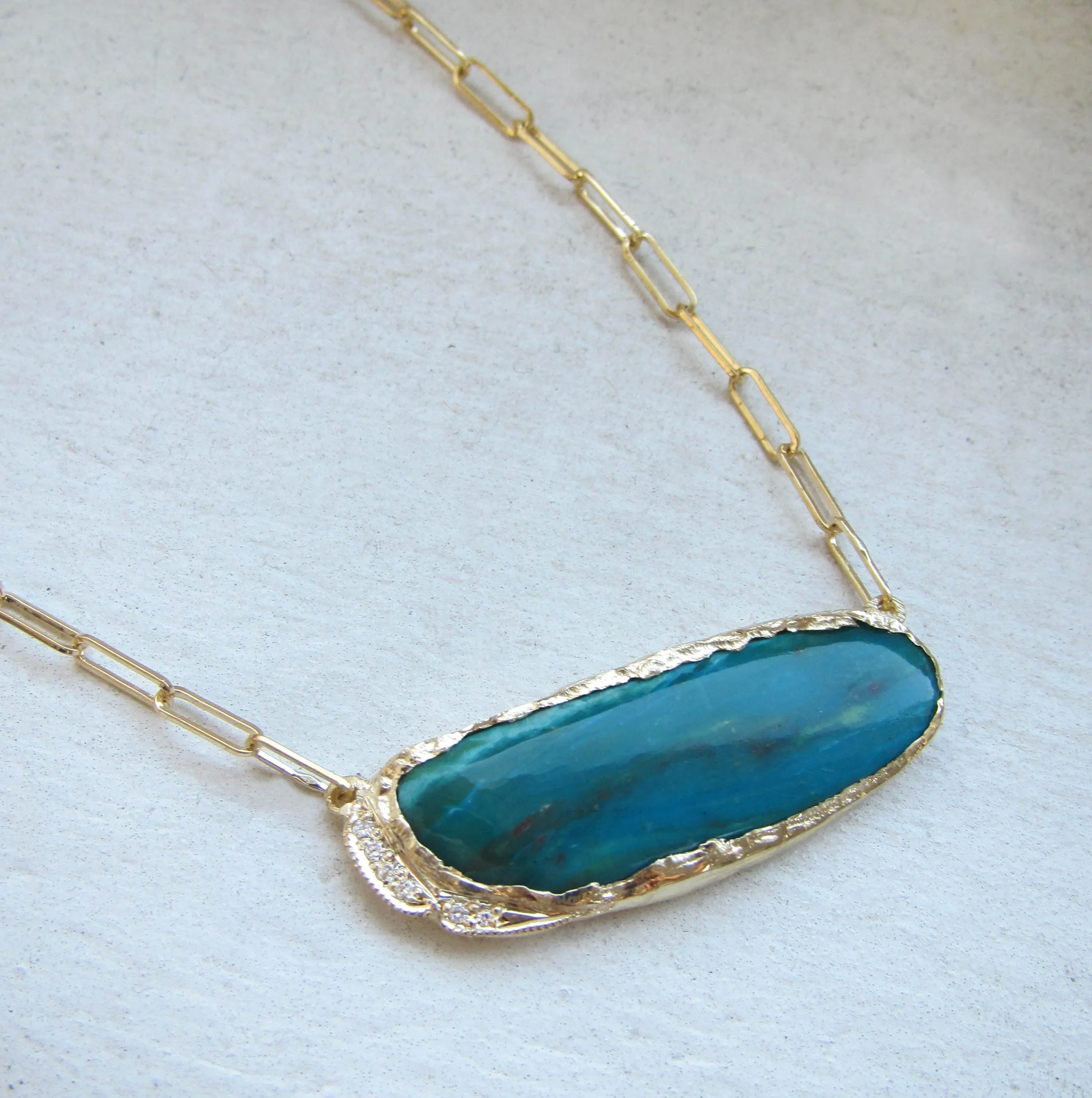 Peruvian Opal Hidden Cove Necklace