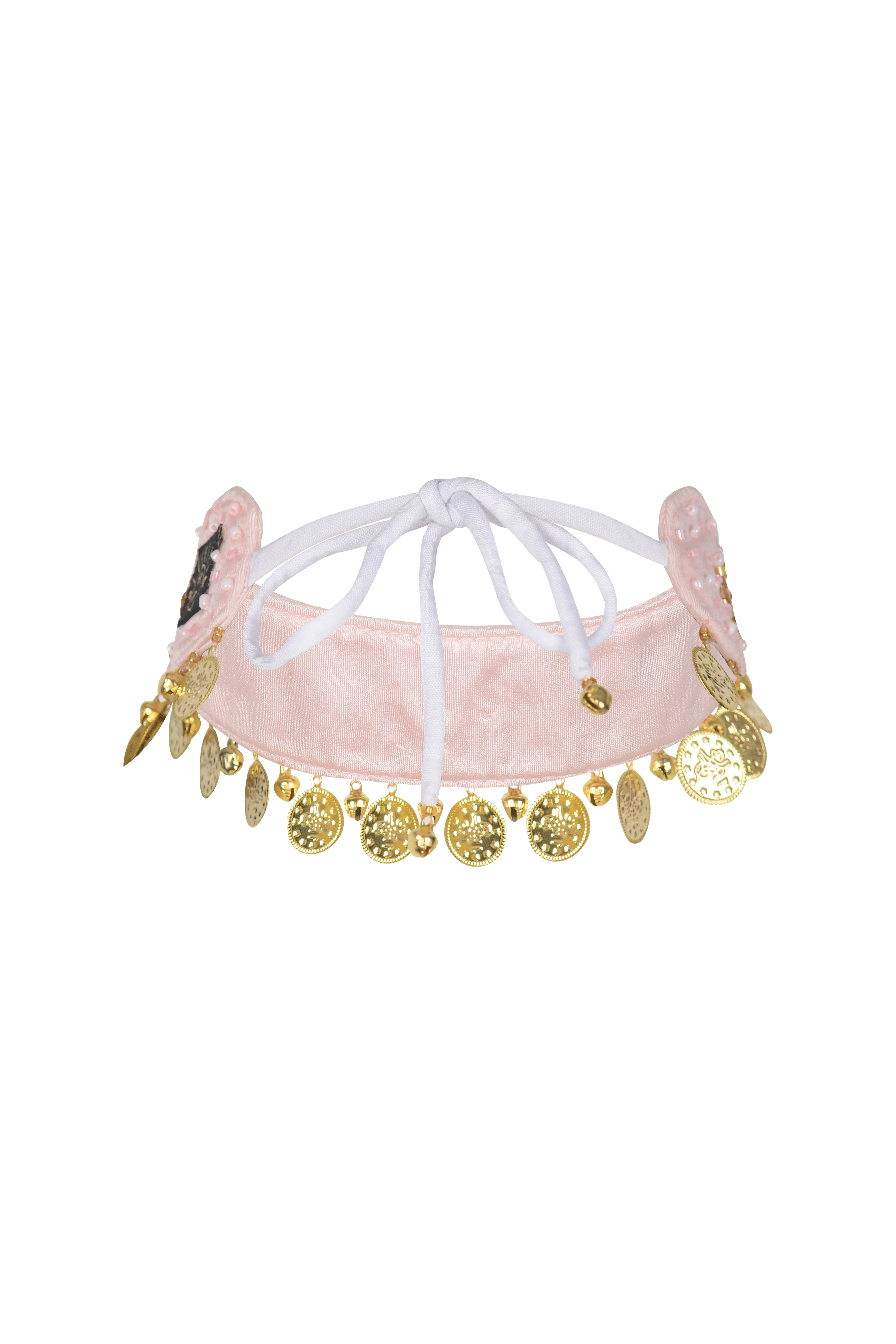 PHOENIX JINGLE CHOKER - PINK/GOLD