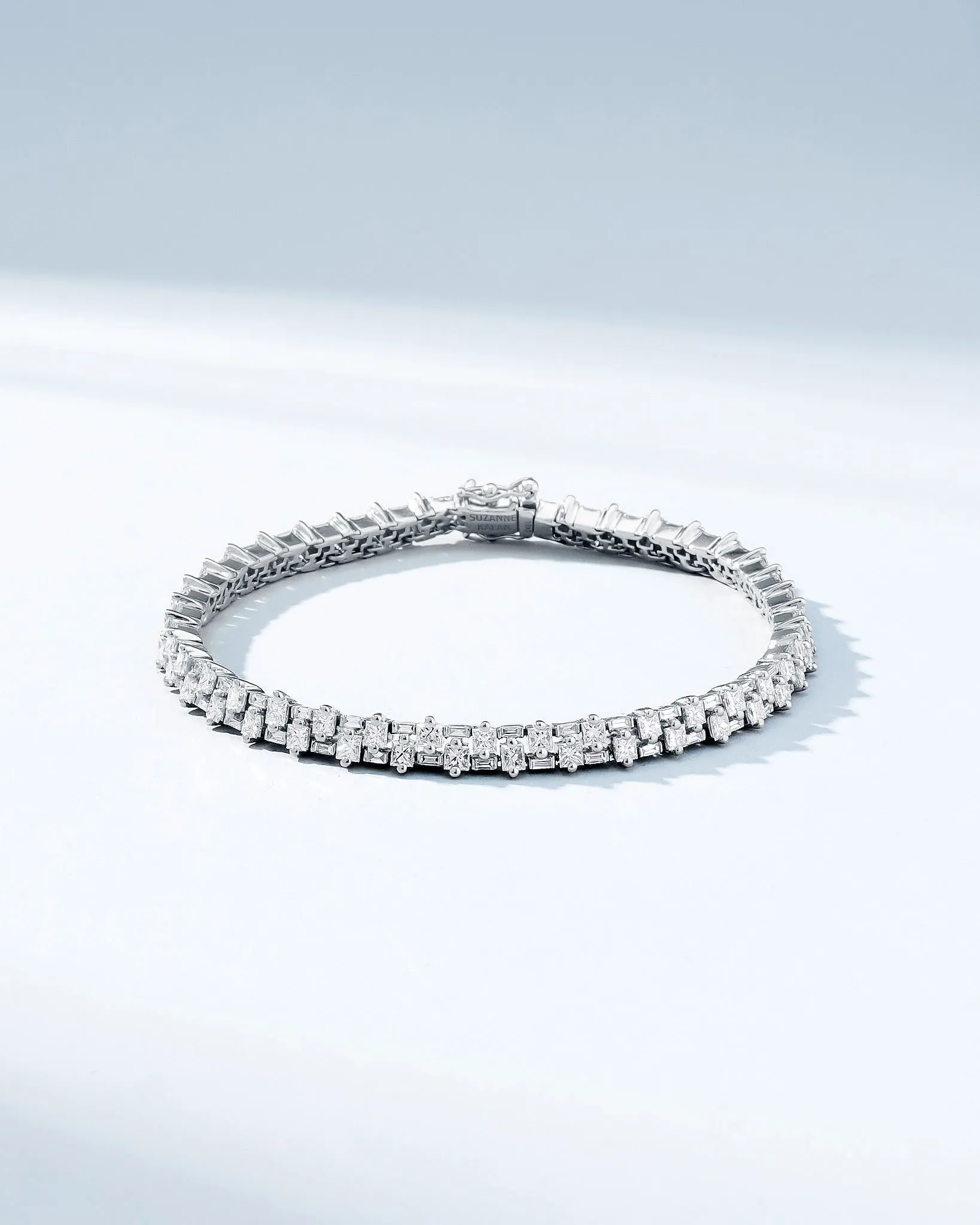 Princess Mini Stack Diamond Tennis Bracelet