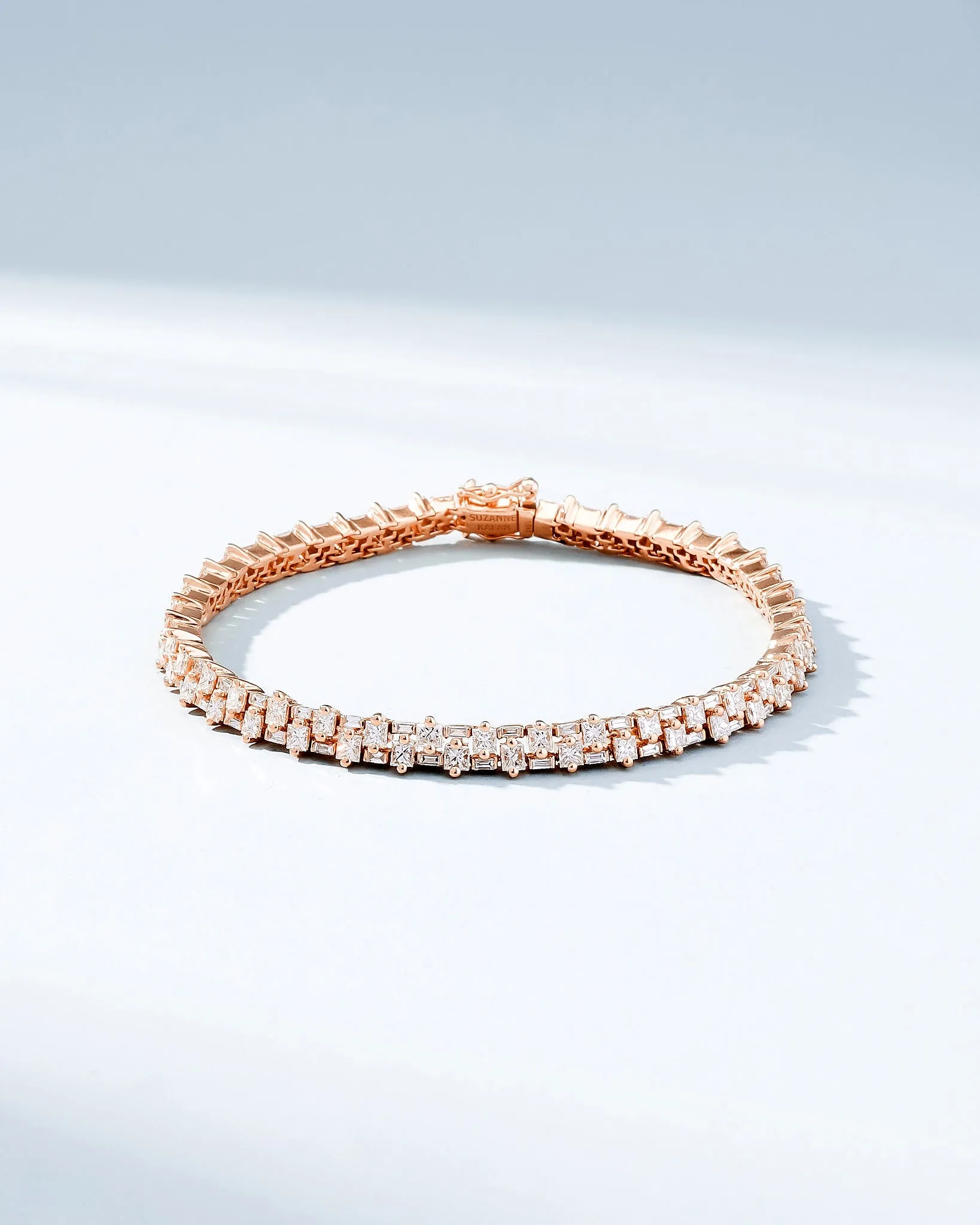 Princess Mini Stack Diamond Tennis Bracelet