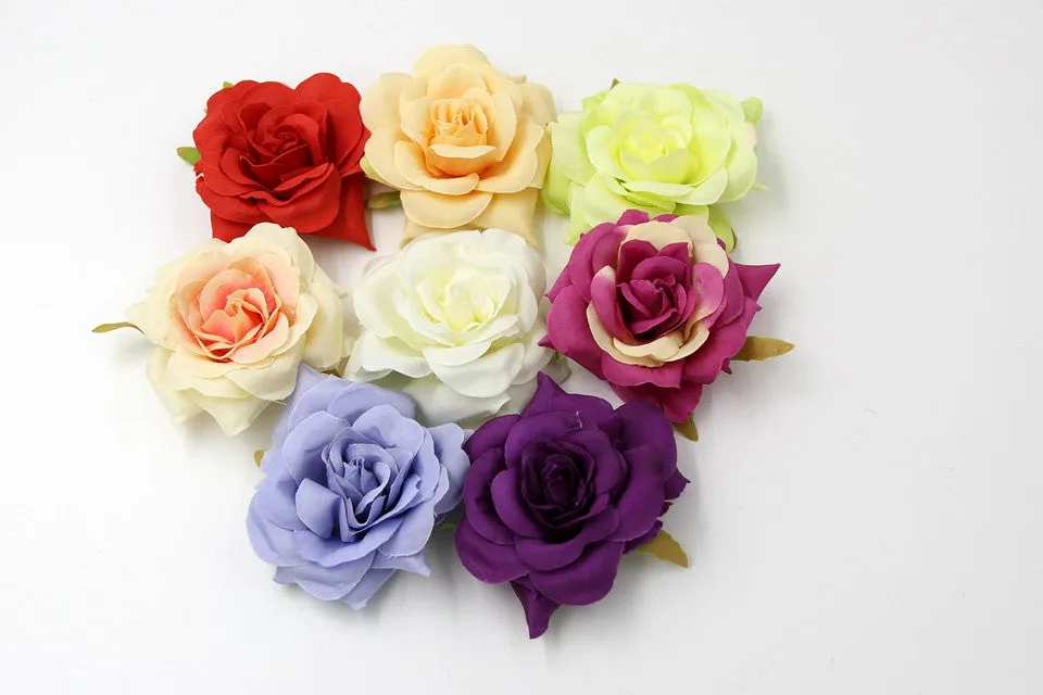 Sample Deluxe Silk Rose Heads SF-0101