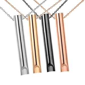 Sisslia Fashion Stainless Steel Whistle Pendant Necklace Regulate Respiration Decompress Necklace Jewelry For Women Men