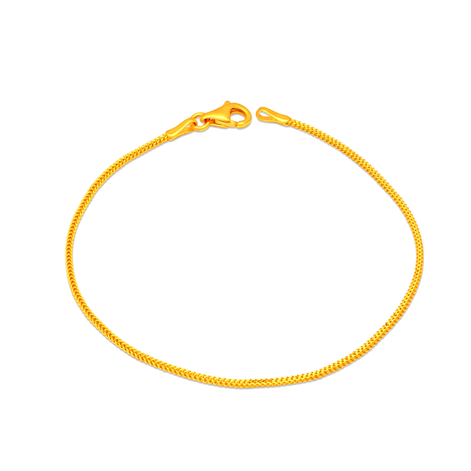 TAKA Jewellery 916 Gold Foxtail Bracelet