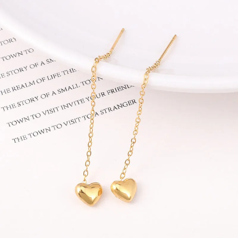 The Peach Heart Earring