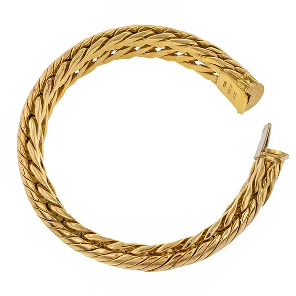 Vintage Woven Link Bracelet