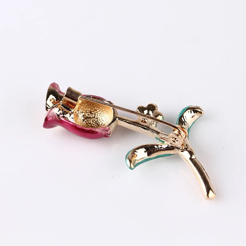 XSB056 - Rose Saree Brooch