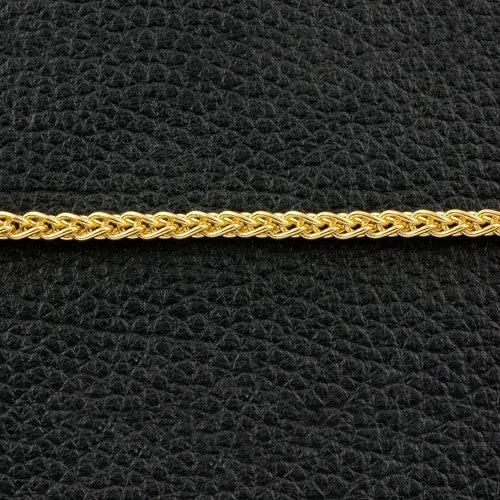 Yellow Gold Wheat Chain